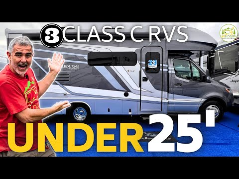 3 Compact Class C Motorhomes Under 25' - New 2024 Models!