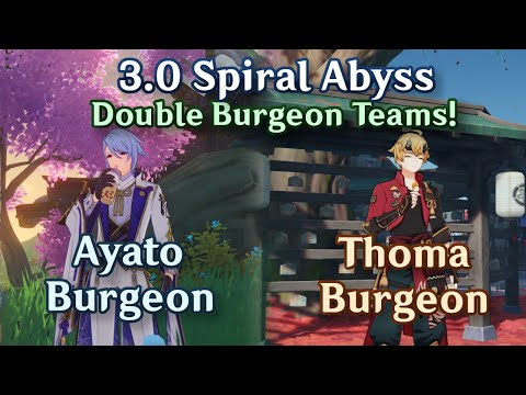 Ayato Burgeon + Thoma Burgeon | HUSBANDO BURGEON TEAMS 3.0 Abyss | 9 Stars Continuous