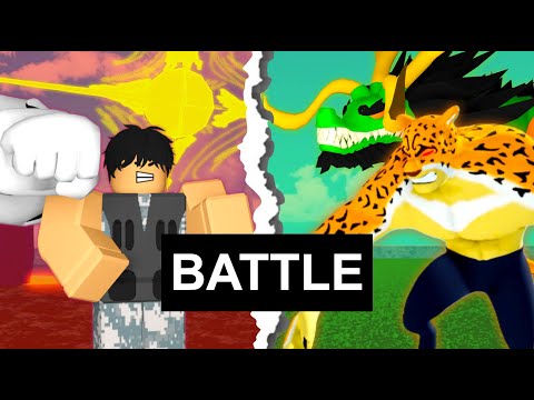 The Devil Fruit Battle: LOGIA vs BEAST (a Blox Fruits Story)