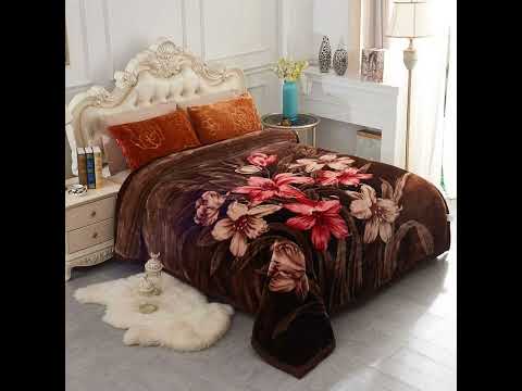 blanket deaign ideas/stylish kambal k design/ bedsheet & blanket design