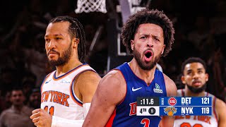 Pistons vs Knicks 😱 INTENSE ENDING - FINAL 4 MINUTES 🔥