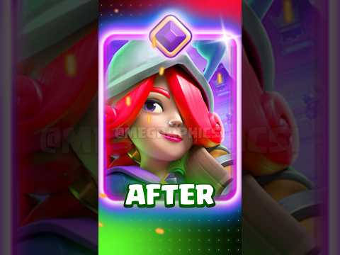 New Hair Color!🔥3 #clashroyale