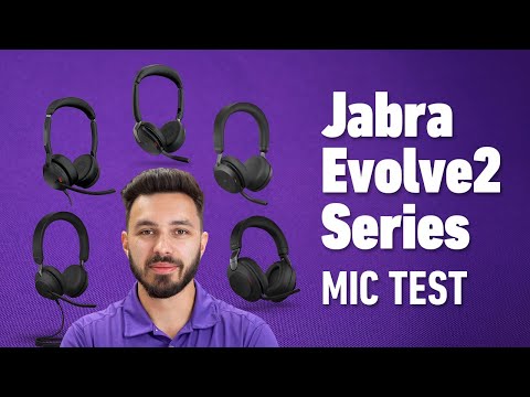 Jabra Evolve2 Headsets Mic Test Vs Coworker Talking (We test them all)