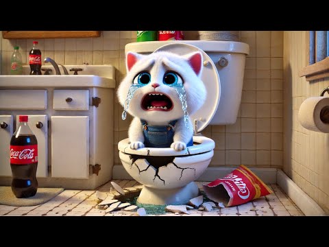 Cat likes to Play with Phone📱 stuck in Toilet😿🚽 #cat #ai #catlover #catvideos #cutecat #aicat