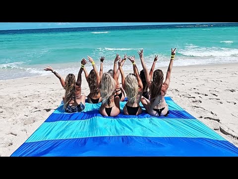 Aquatus Extra Large Sandproof Beach Blanket | $100k Bonuses in Description