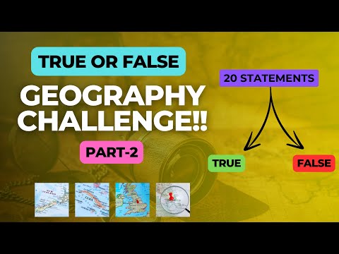 True or False Challenge (20 Statements) || Part-2 #guess #trueorfalse #trivia