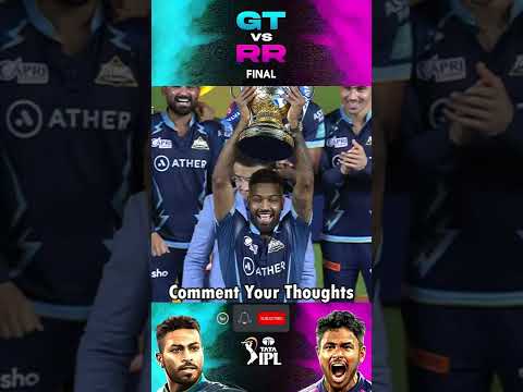 TATA IPL 2022 Champions GT 🖤🔥 | GT vs RR | IPL 2022 | Final Highlights | #Shorts