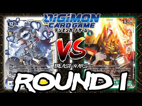 MetalEtemon VS HeavyLeomon!! | Digimon Card Game: EX5 Animal Colosseum Beast Wars (ROUND 1)