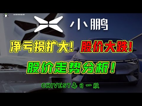 美股分析｜XPEV小鹏汽车净亏损扩大导致股价大跌！股价走势分析！【CHIVEST每日一股】