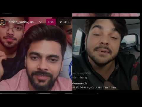 Ashish chanchlani live vote for Elvish Yadav with Kataria- Bigg Boss #elvishyadav #ashishchanchlani