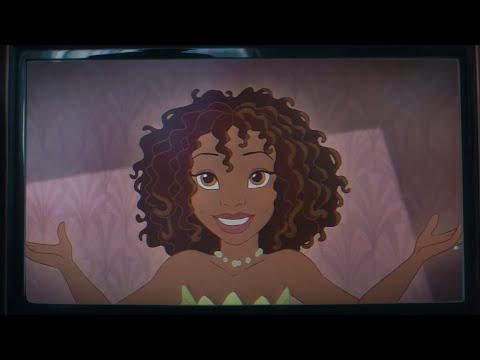 Princess Tiana in a recent commercial for a shampoo brand ❤️