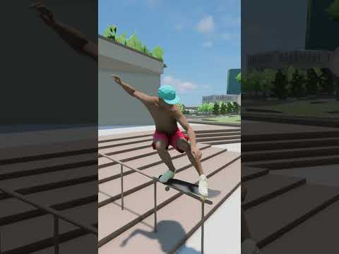 Skate 4 - Kiss that rail  #skate #shorts