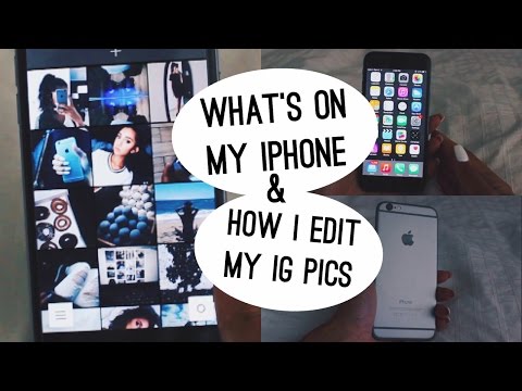 What's On My iPhone 6 + How I Edit my Instagram Pictures!