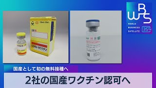 2社の国産ワクチン認可へ　国産として初の無料接種へ【WBS】（2023年11月27日）