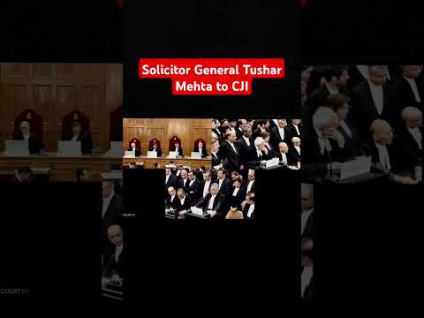 SG Tushar Mehta on CJI's Farewell