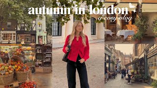 a cosy london vlog: autumn shopping in the city