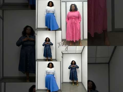 Free Assembly Spring Finds at Walmart! Denim Shirt Dress, Pink Shirt Dress & A-Frame Skirt Haul