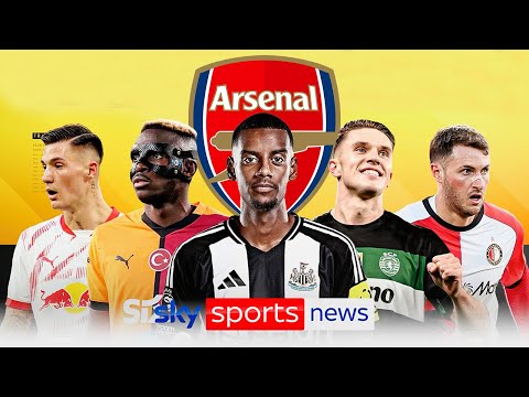 Who are Arsenal's realistic striker options this January? | Isak, Gyökeres, Osimheh, Sesko & Giménez