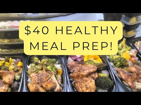 1 Hour Healthy Meal Prep | Meal Prep on a Budget