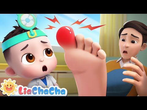 Daddy's Got a Boo-boo! 😭 | The Boo Boo Song for Kids | Kids Songs & Nursery Rhymes | LiaChaCha