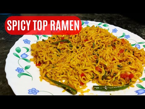 SPICY TOP RAMEN NOODLES | TOP RAMEN MASALA