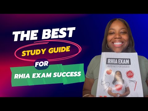 The BEST Study Guide for RHIA Exam Success in Health Tech