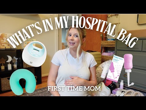 WHAT’S IN MY HOSPITAL BAG | what I’m packing for labor, delivery and for baby as a first time mom!