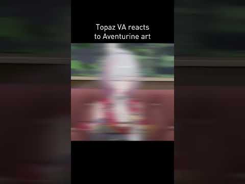 Topaz VA reacts to Aventurine art #honkaistarrail #topaz #aventurine