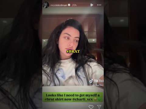 Nicole Kidman Wants Charli XCX’s Viral BRAT Shirt!