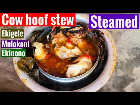 Steamed cow hoof stew for the first time! #rkinono #ekigele #mulokoni