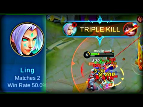 I TRIED TO USE LING AND THIS HAPPENED🔥(MLBB) |Tamitzy