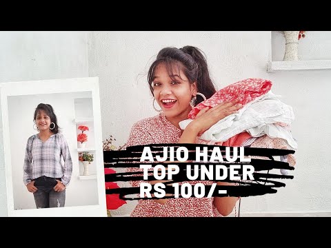 Huge Ajio Haul|| Tops Under Rs 100|| Shirt under Rs 120|| Ajio Sale 2021|| Girls Cattitude 🤩