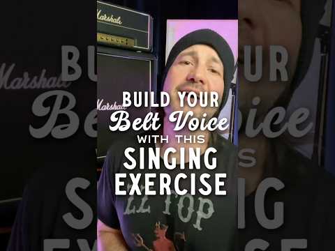 TRY THIS SINGING EXERCISE: Build Your Belt Voice #voice #singing #singer #music #brunomars #shorts