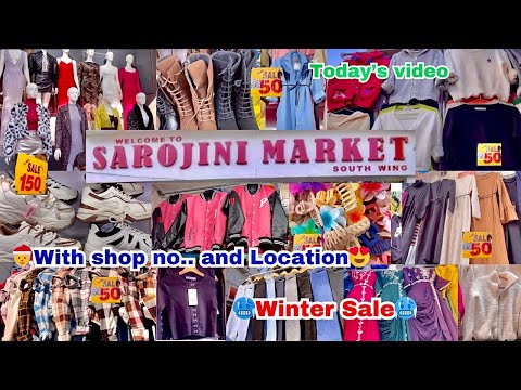 Sarojini Nagar Market Delhi | Winter Collection Starts Rs.10 | With Shop No |That Pinkish Girl