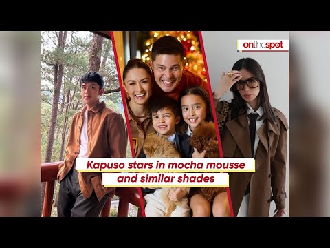 On the Spot: Kapuso stars in mocha mousse and similar shades