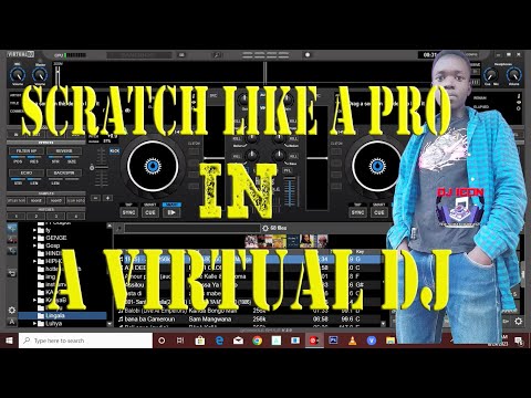 SCRATCH LIKE A PRO IN A NEW VIRTUAL DJ SKIN (DJ ICON) #fypシ #viral #2023 #music #scratchdj #latest