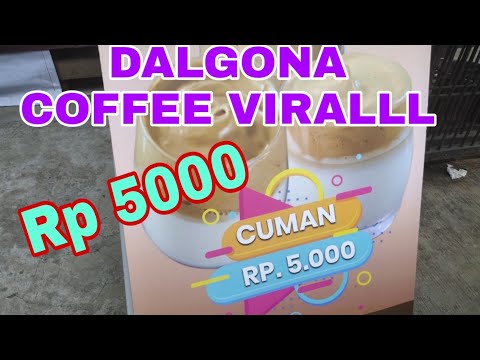 NYOBAIN DALGONA COFFEE VIRAL ,CUMAN Rp.5000