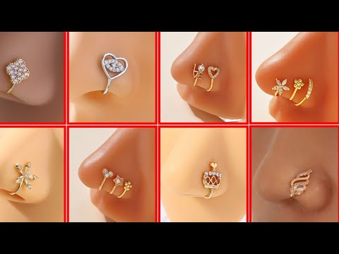 3pcs/set Cubic Zirconia Heart & Star Decor Nose Cuff (SS Style Corner,,,2024)