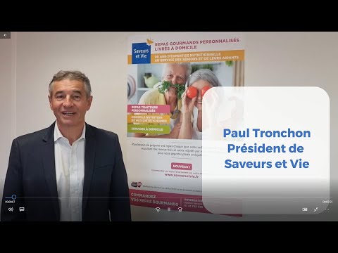 Interview de Paul Tronchon - Semaine de la dénutrition 2021 - Saveurs et Vie