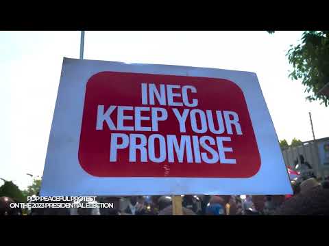 Atiku Abubakar Leads Peaceful Protest March Against the Flawed 2023 Nigerian Presidential Elections