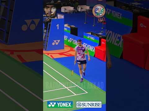 An se young footwork and rally🔥🔥💥💥#badminton #anseyoung #indianopen2025 #shorts