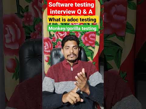 what is adoc testing /monkey testing #shortsvideo #shorts #shortsfeed #short #softwareengineering