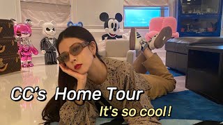 【宋妍霏 HomeTour】CC的家也太酷了！这色彩搭配技能，实在是爱了！| CC‘s TV