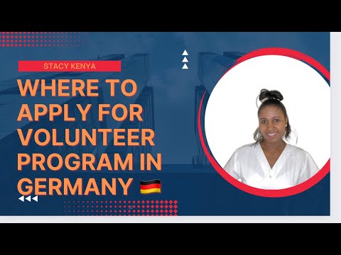 How and Where  to Apply for Volunteer Program in Germany #volunteer #volunteeringabroad #germany