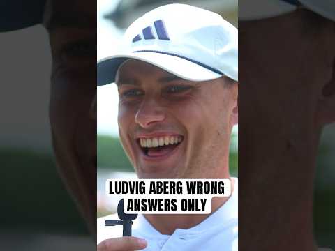 Wrong Answers Only with Ludvig Aberg. 🤣