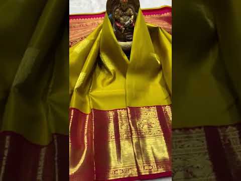 Pure Kancheepuram Handwoven Silk Sarees with 2g Zari | Silk Mark Assured @ Rs 16,400