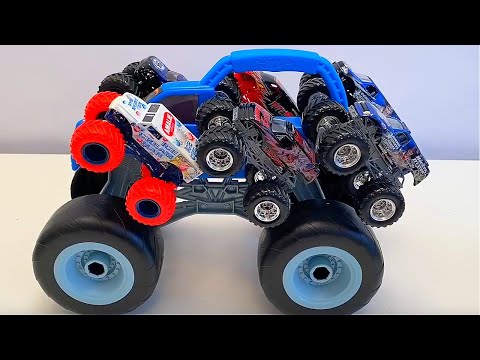 MONSTER JAM | MEGA CARRIER MADNESS | HOT WHEELS MONSTER TRUCKS | SMASH & CRASH | MONSTER TRUCKS