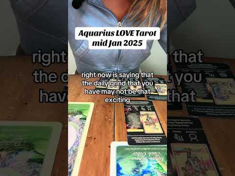 Aquarius Love Tarot Reading mid Jan 2025. Get to know someone #taroteveryday #aquarius