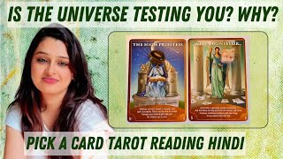 🌼Why is the Universe testing you before this?🌟🌈 Pick a card Tarot Reading Hindi 🪷 The Spiritual Bird