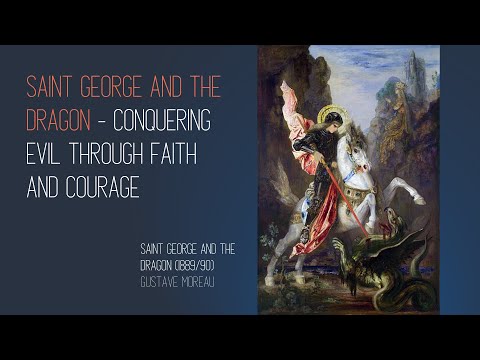 Saint George and the Dragon - Conquering Evil Through Faith and Courage